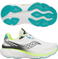 Saucony Hurricane 26 White / Black / Yellow